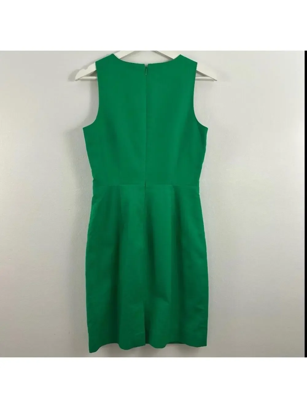 J. CREW KELLY GREEN SLEEVELESS WOMEN'S SIZE 0